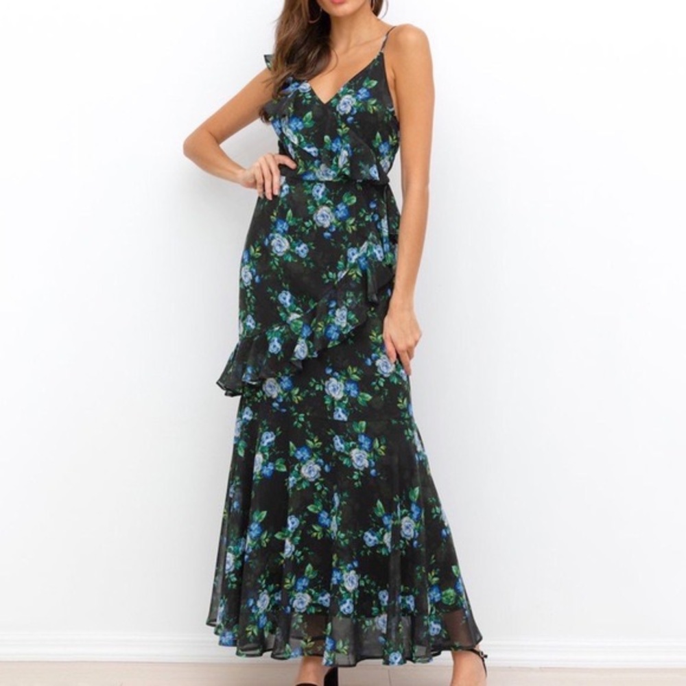 NWT Yumi Kim Petite M Ivy Ruffled Dress